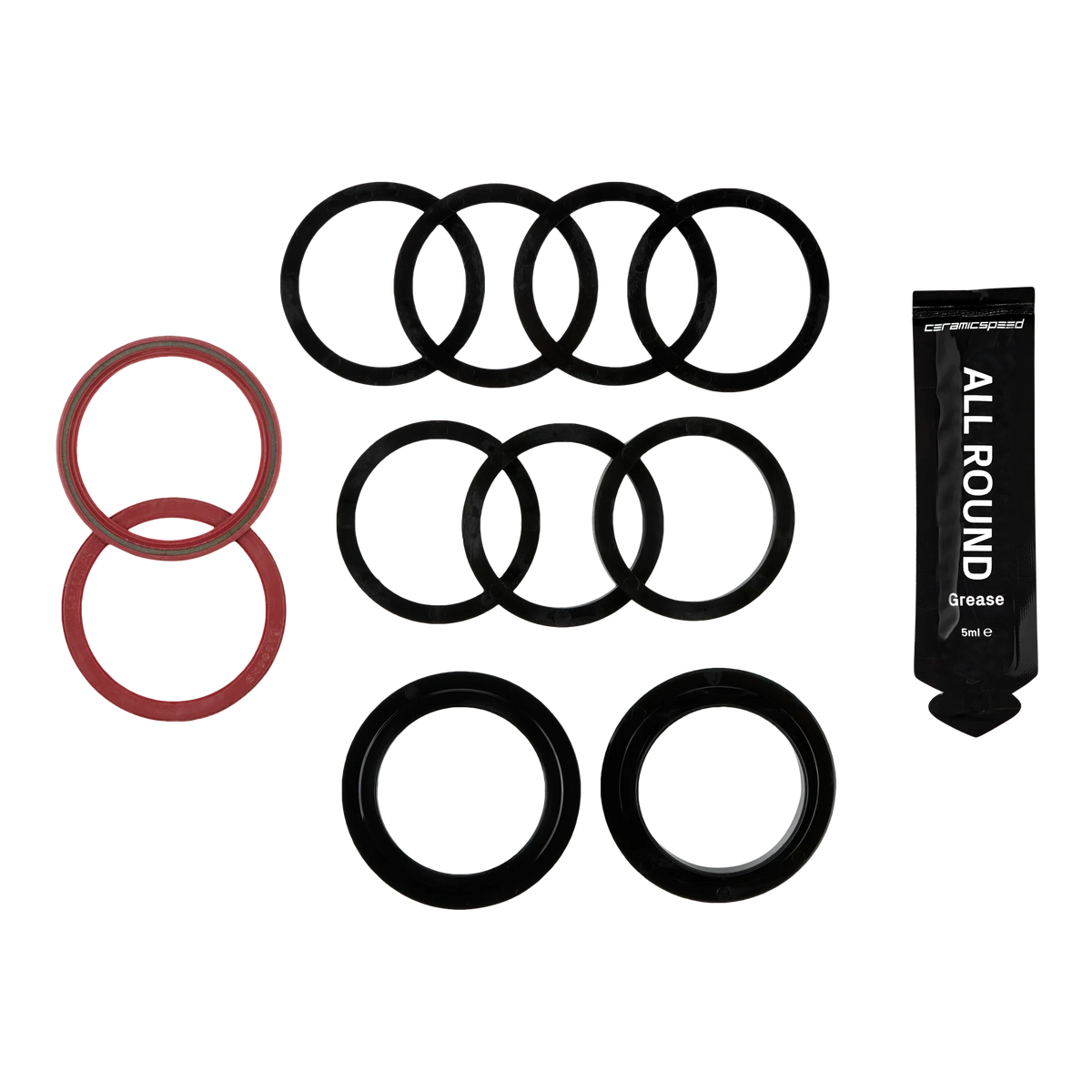 Ceramic Speed 30mm Threaded and EVO386 DUB Service Kit - keskiön huoltokitti