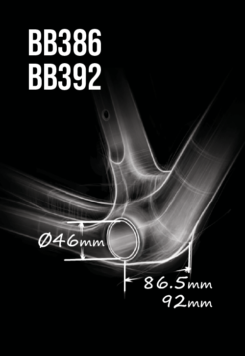 Token keskiö BB386 BB392 SRAM DUB kammille
