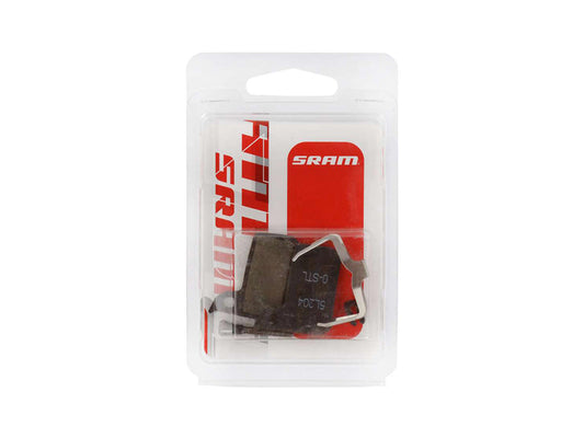 SRAM Disc brake pad Set for Road/Level Ultimate/TLM For Road/Level Ultimate/TLM Organic pad, Quiet Steel plate 1 set (2 pads) - jarrupalat