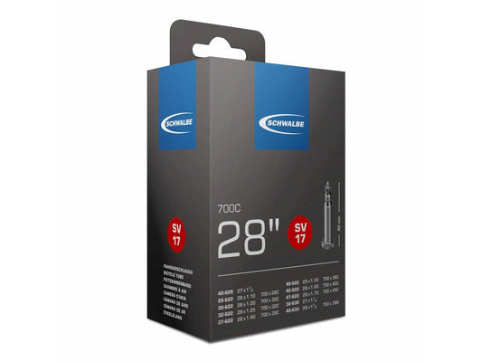 SCHWALBE SV17 700 x 28-47c (28-47x622-635) Presta 60 mm butyylisisäkumi