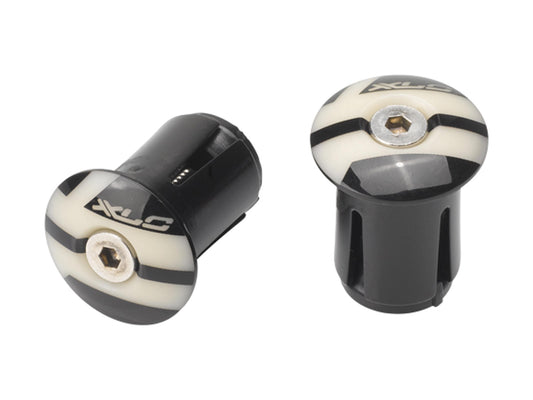 XLC Bar end plugs GR-X02 - musta lukittava tangon päätytulppa