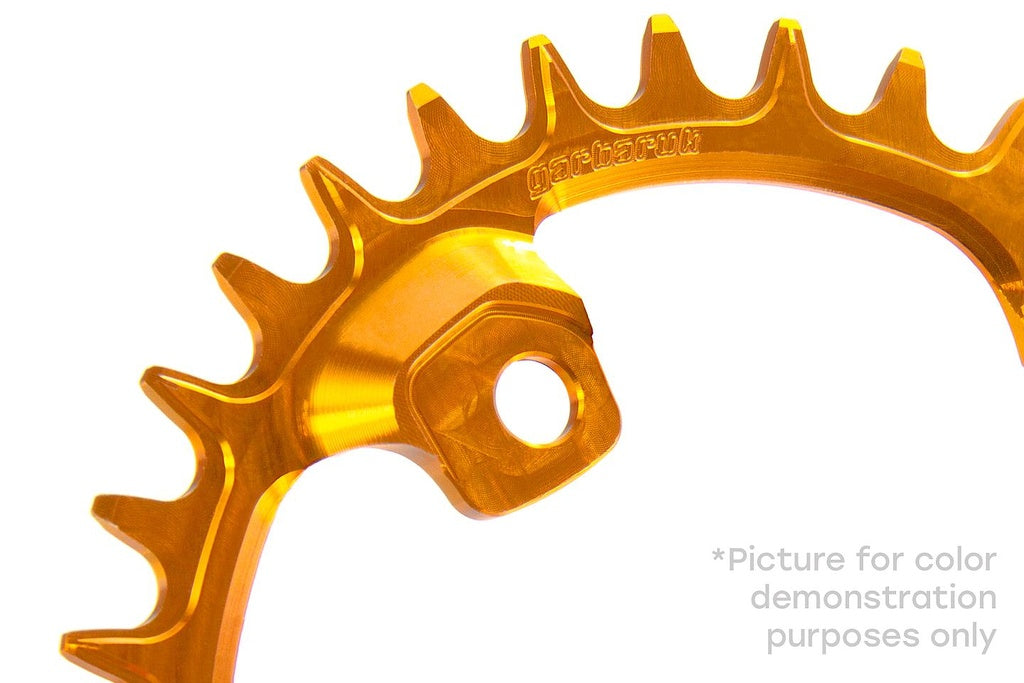 Garbaruk chainring for Shimano GRX - ovaali eturatas
