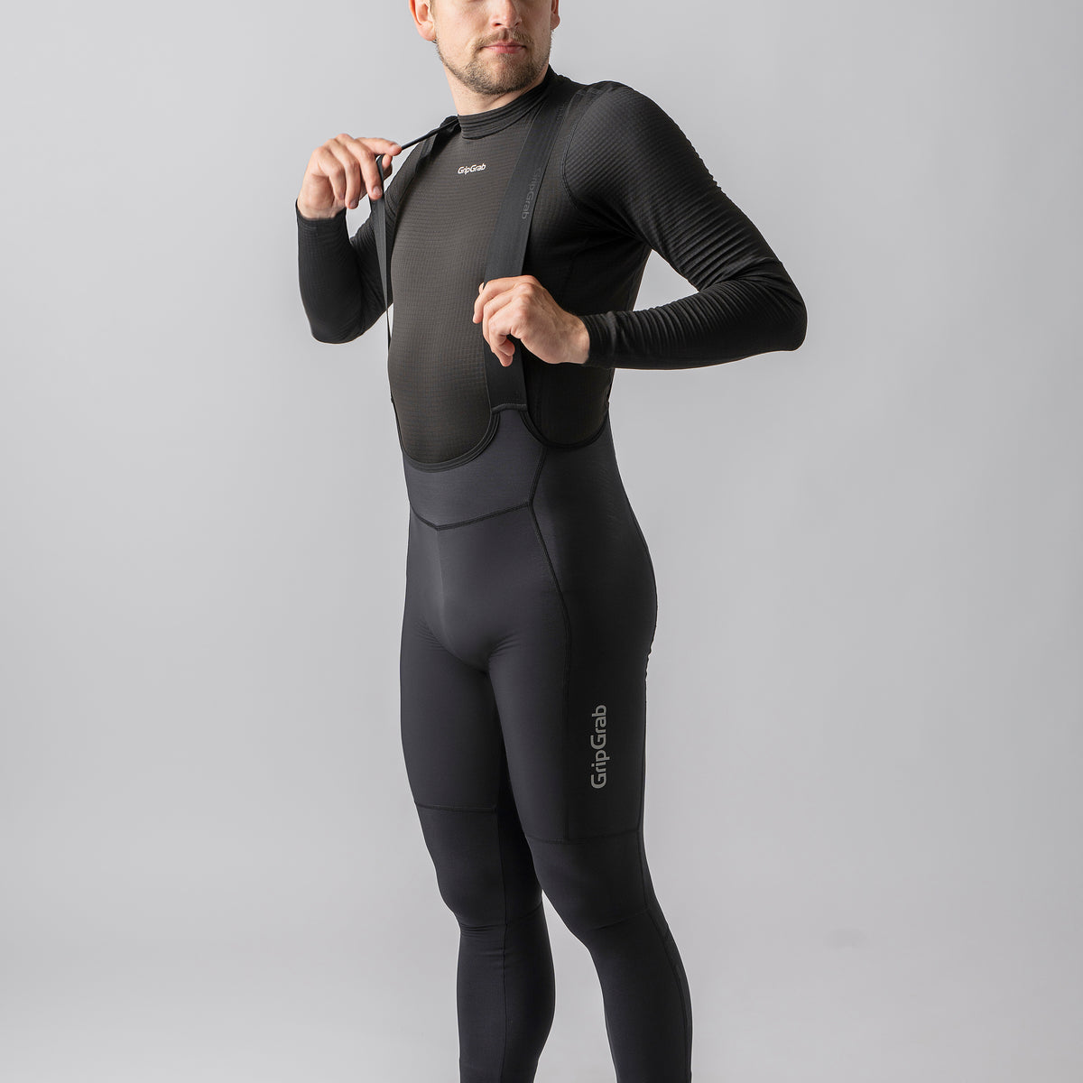 GripGrab PACR Thermal Bib Tights No Pad - pehmusteeton pitkä bibsi