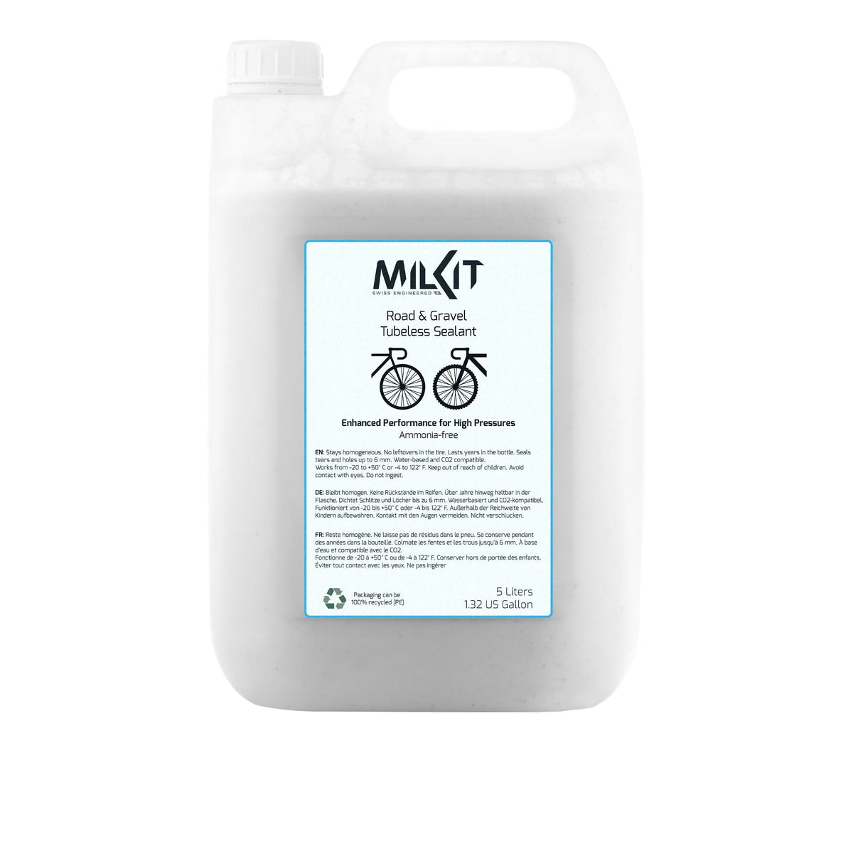 milKit Road & Gravel Tubeless Sealant - renkaantiivistysaine