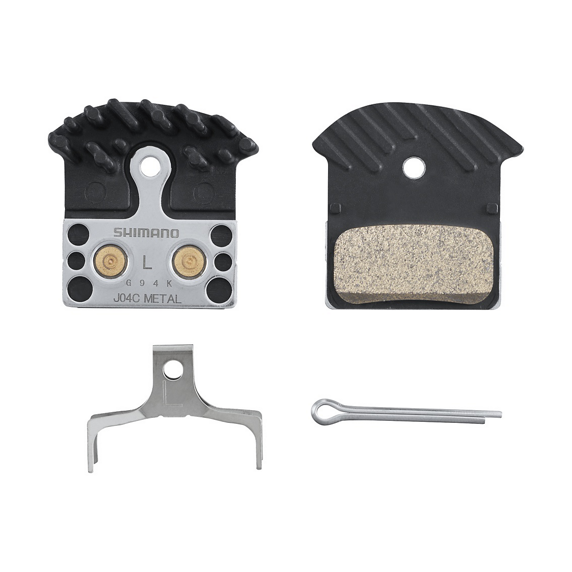 SHIMANO levyjarrupala BP-J04C-MF METALLI jäähdytysrivalla 1 pari