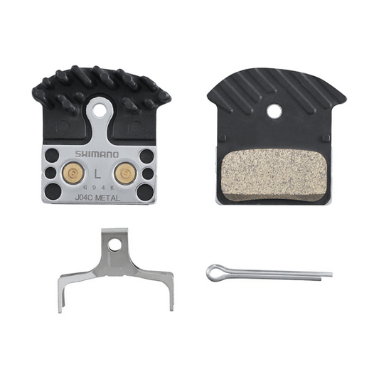 SHIMANO levyjarrupala BP-J04C-MF METALLI jäähdytysrivalla 1 pari
