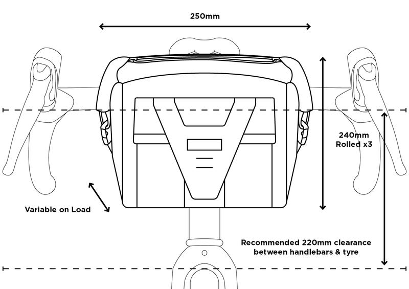 Restrap Bar Pack - bar bag 10 L