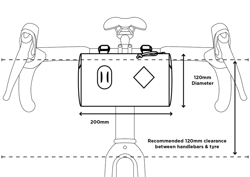 Restrap Canister Bag - tankolaukku