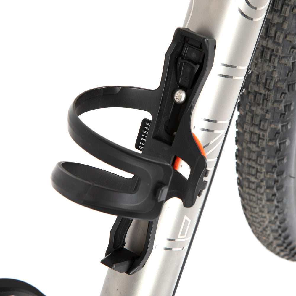 Restrap side release bottle cage - sivusta ladattava pulloteline