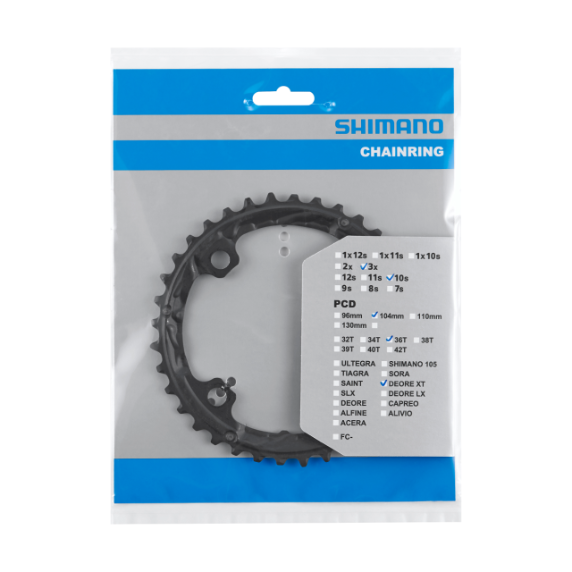 SHIMANO DEORE XT Eturatas 36T - FC-M670/FC-T8000/FC-T781/FC-T780/FC-T671