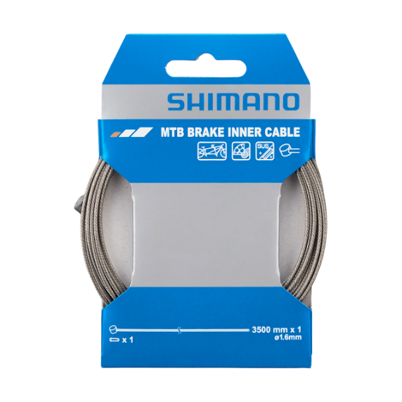 SHIMANO Jarruvaijeri ruostumaton 1,6 x 3500 mm - MTB
