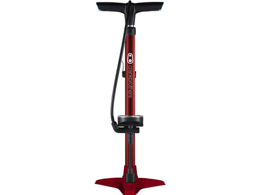 CRANKBROTHERS Floor pump Gem w/analog gauge 11 bar/160 psi - red floor pump