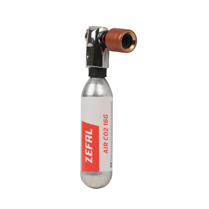 ZÉFAL Co2 pump EZ Big Shot - CO2 filling head bronze/silver