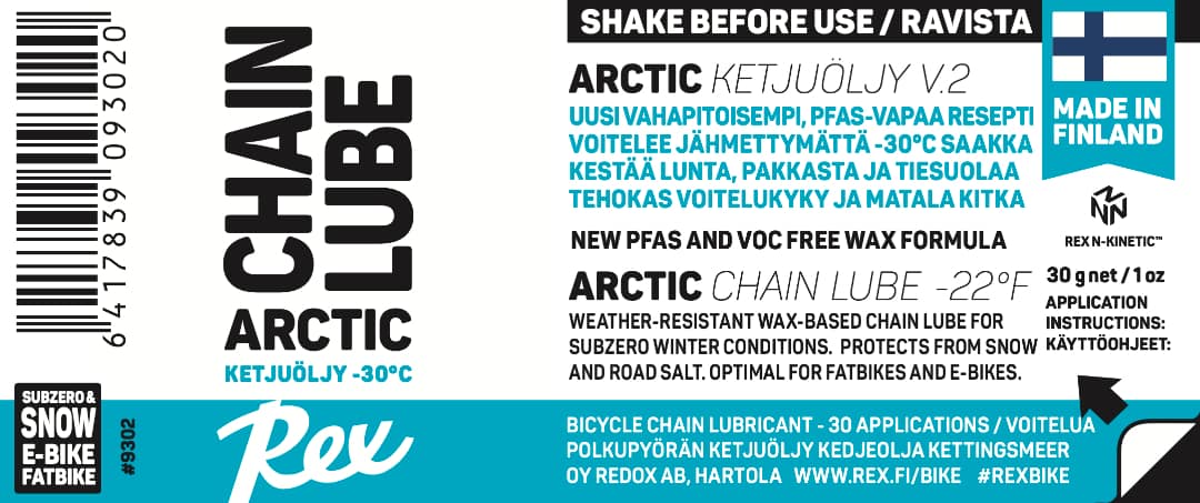 Rex Arctic-ketjuöljy V2 -30°C