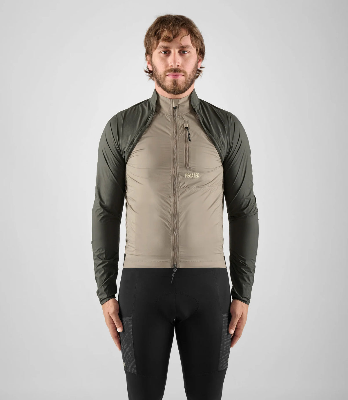 PEdALED ODYSSEY Detachable Sleeve Jacket Grey - tuulitakki irroitettavilla hihoilla
