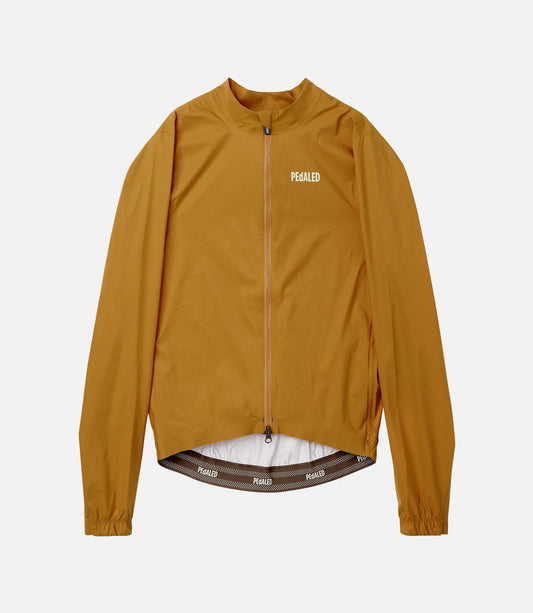 PEdALED Element Waterproof Jacket Mustard - vedenpitävä pyöräilytakki