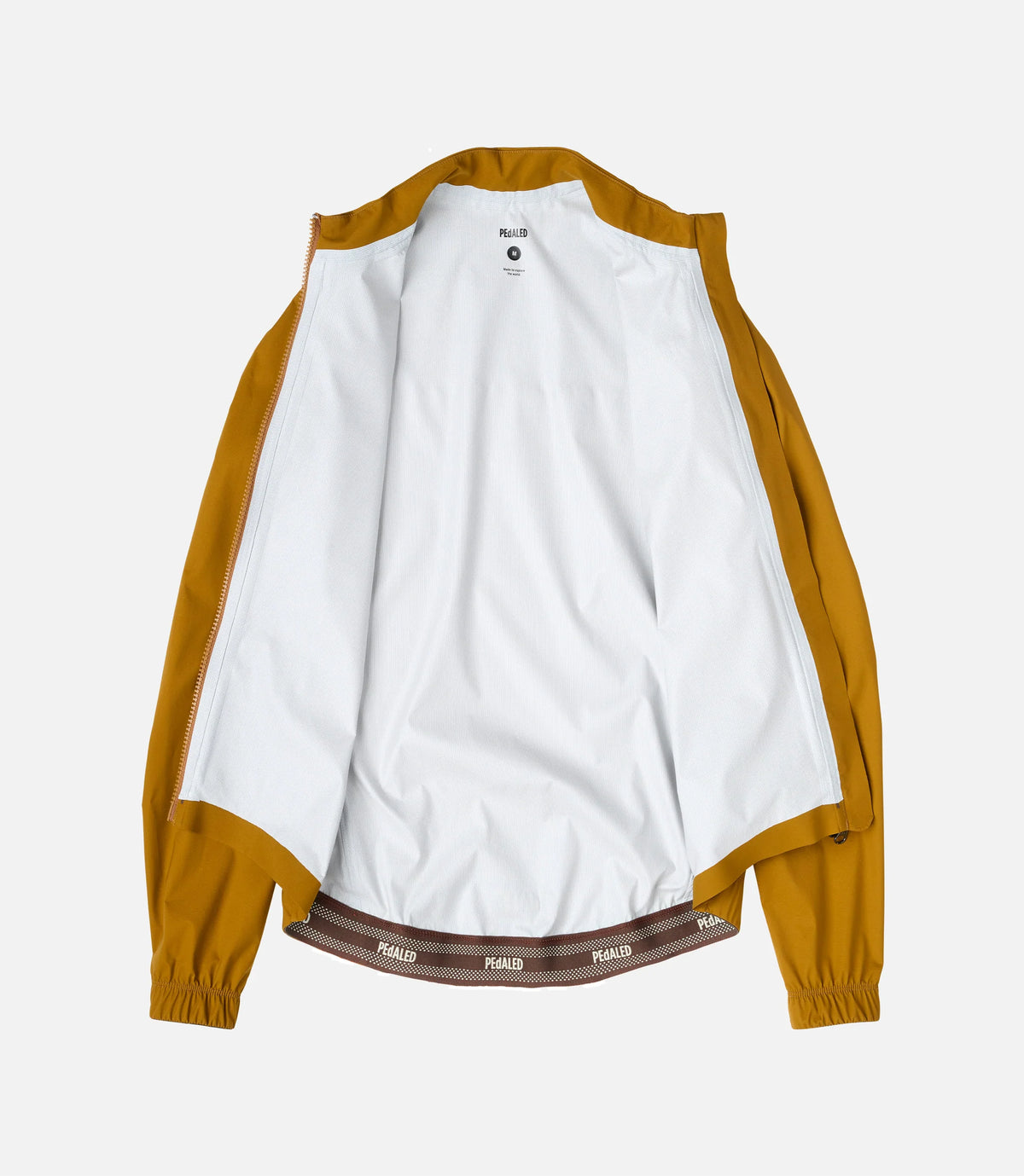 PEdALED Element Waterproof Jacket Mustard - vedenpitävä pyöräilytakki