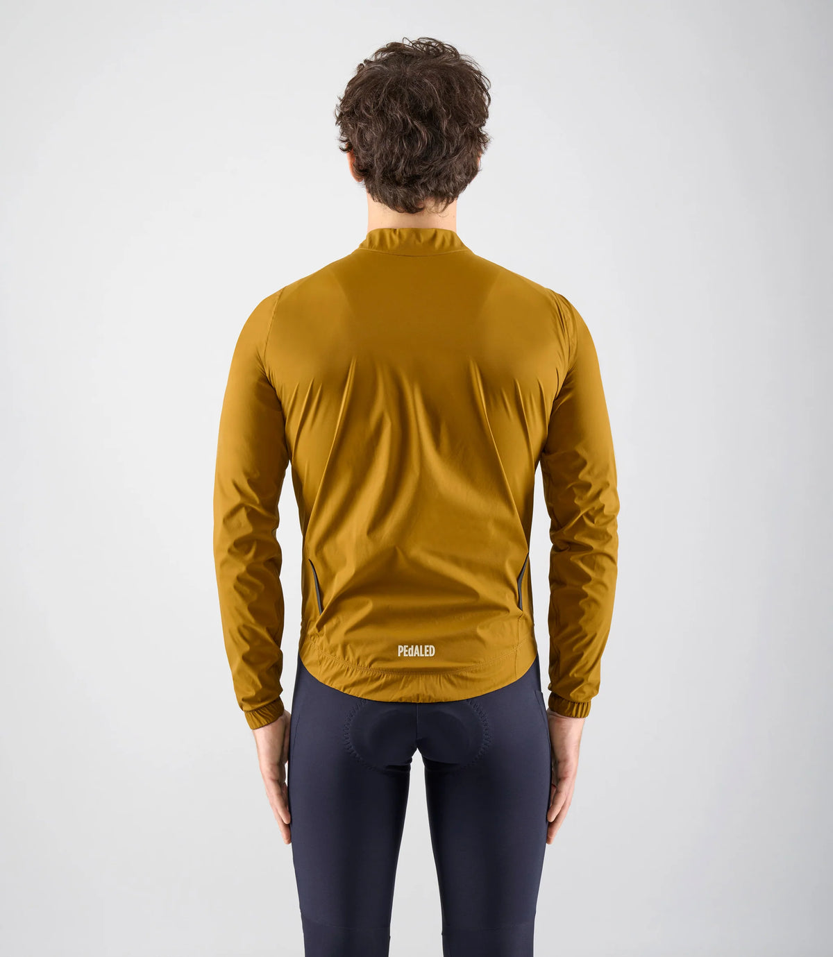 PEdALED Element Waterproof Jacket Mustard - vedenpitävä pyöräilytakki