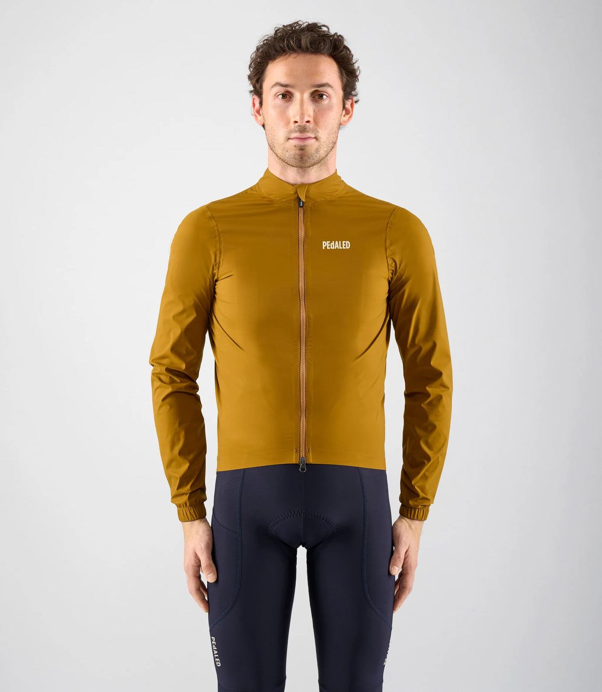 PEdALED Element Waterproof Jacket Mustard - vedenpitävä pyöräilytakki