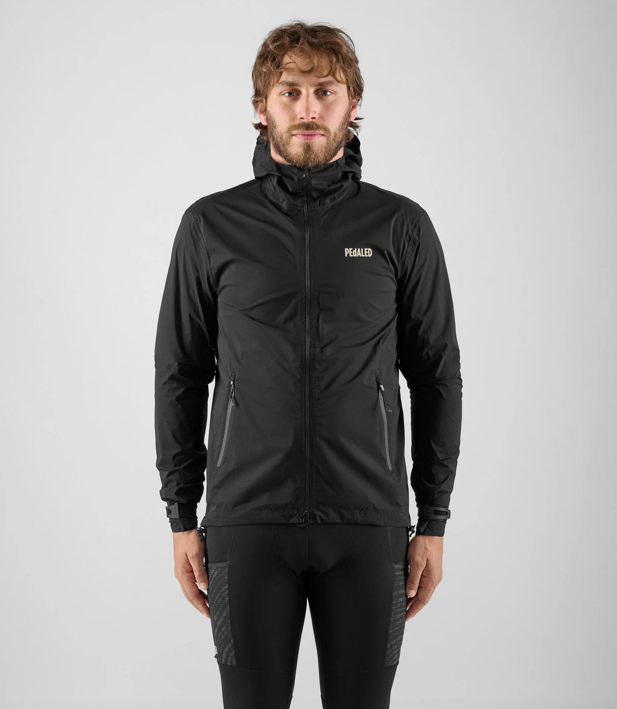 PEdALED ODYSSEY Shell Jacket Black - vedenpitävä pyöräilytakki