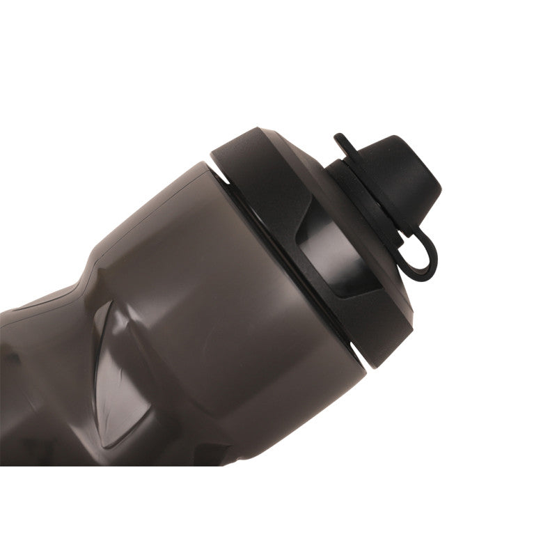 ZÉFAL Vattenflaska Sense Soft 65 No-Mud 650 ml Rökt Svart - dricksflaska med skyddslock