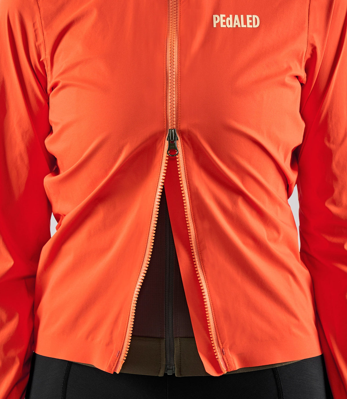 PEdALED Element Women's Waterproof Jacket Orange - naisten vedenpitävä pyöräilytakki